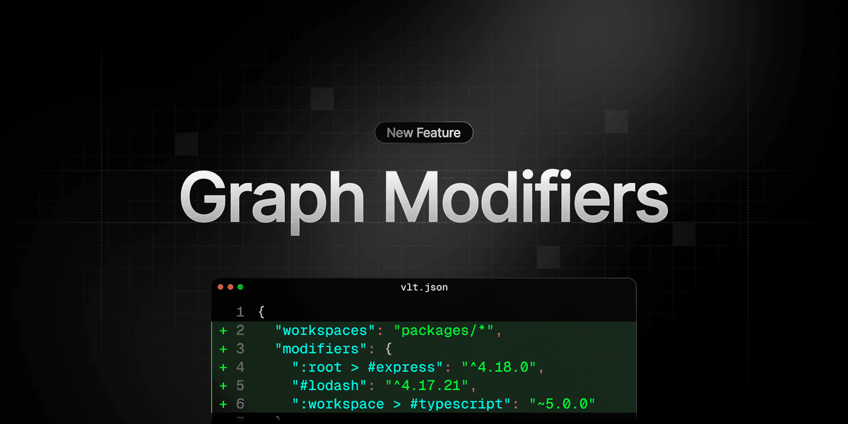 Taking Control with Graph Modifiers