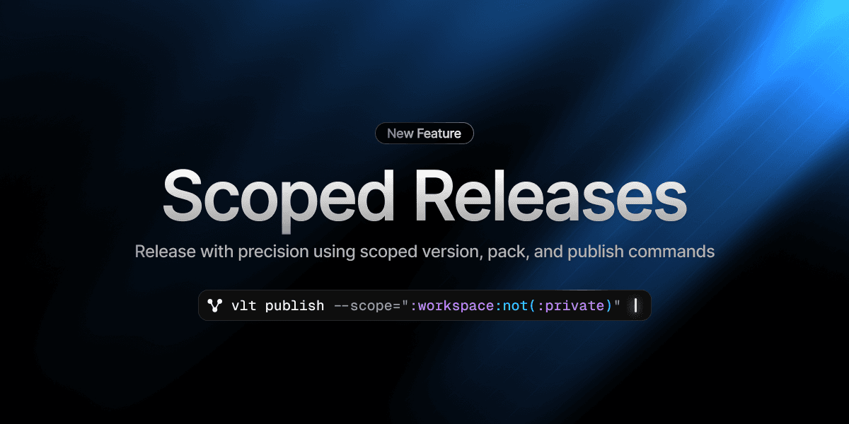 Scoped Releases: New version, pack, and publish commands