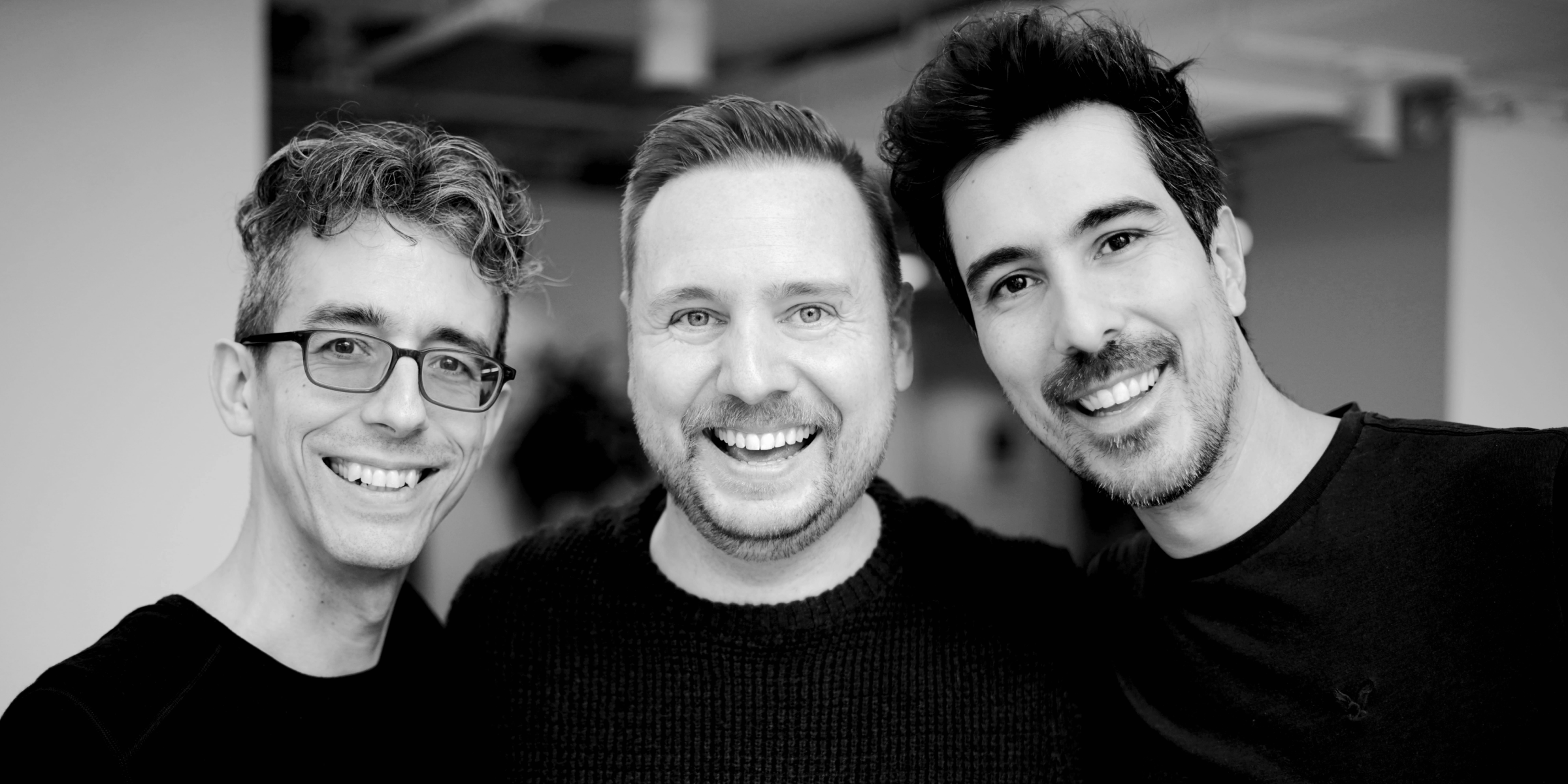 The founding team, from left to right: Isaac Z. Schlueter, Darcy Clarke and Ruy Adorno